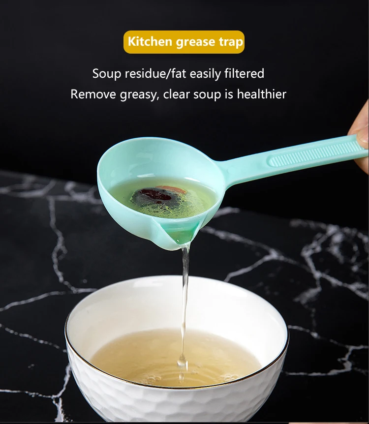 1 шт. напиток фильтр для супа разъединения масла ложка Кухня бытовой очистки