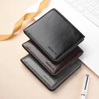 new wallet mens short wallet hot sale retro multi card short wallet multifunctional pu waterproof wallet coin clip wallet