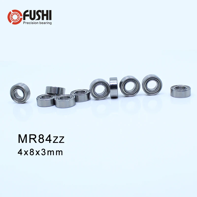 Подшипник MR84ZZ Φ 10 шт. 4*8*3 мм миниатюрные фотоподшипники MR84 ZZ WML4008ZZ для