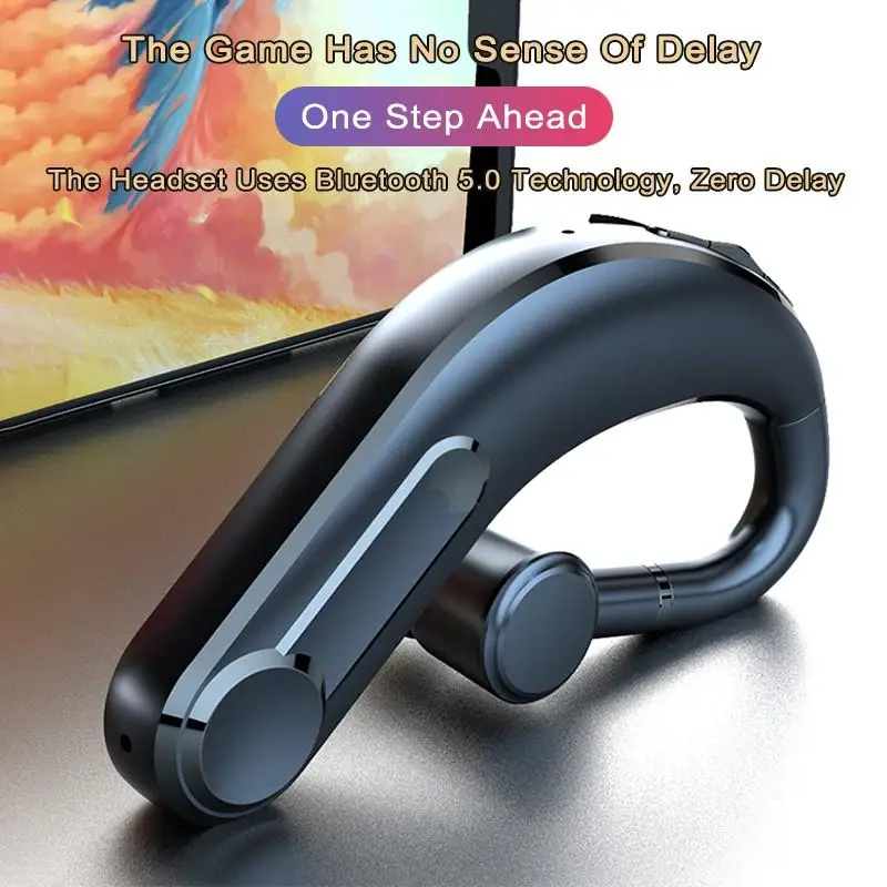 

TWS Wireless Bluetooth Earbuds Hanging Ear Sports Gaming Earphone with Mic Mini Business Headphone Car Headset for XIaomi Huawei