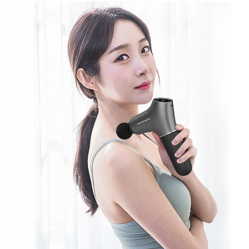 

Mini Massage Pistol Gun Neck And Back Massager Acupressure Mat Fascial For Home Gym Belly Slimming Ems Muscle Stimulator Abdomen