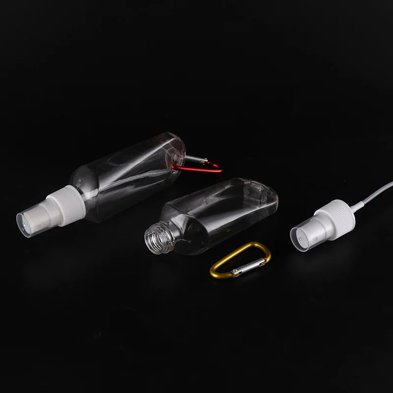 Многоразовый портативный мини-держатель для распыление спирта 30 мл 50 бутылок