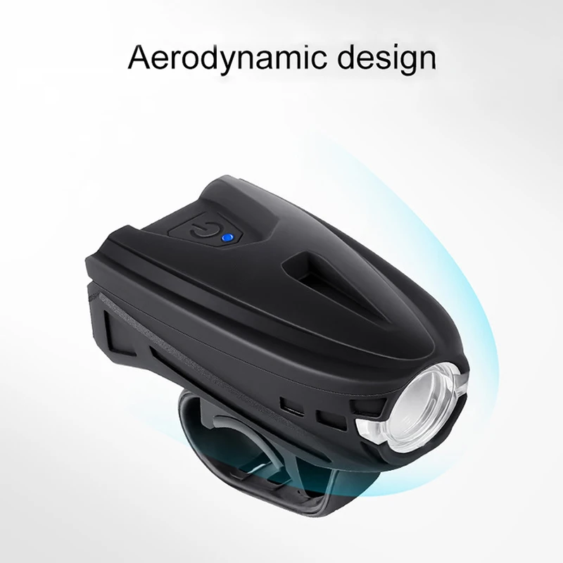 

New Bicycle Front Light USB Rechargeable Bike Headlight Warning Light Strong Flashlight Riding Automatic Induction Cycling Light