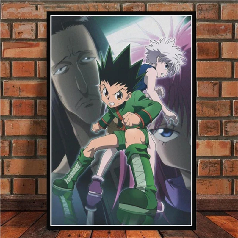 

Home Decor Canvas HD Print Full-time Hunter Anime Poster Painting Modern Wall Art HD Pictures Living Room Modular No Framework