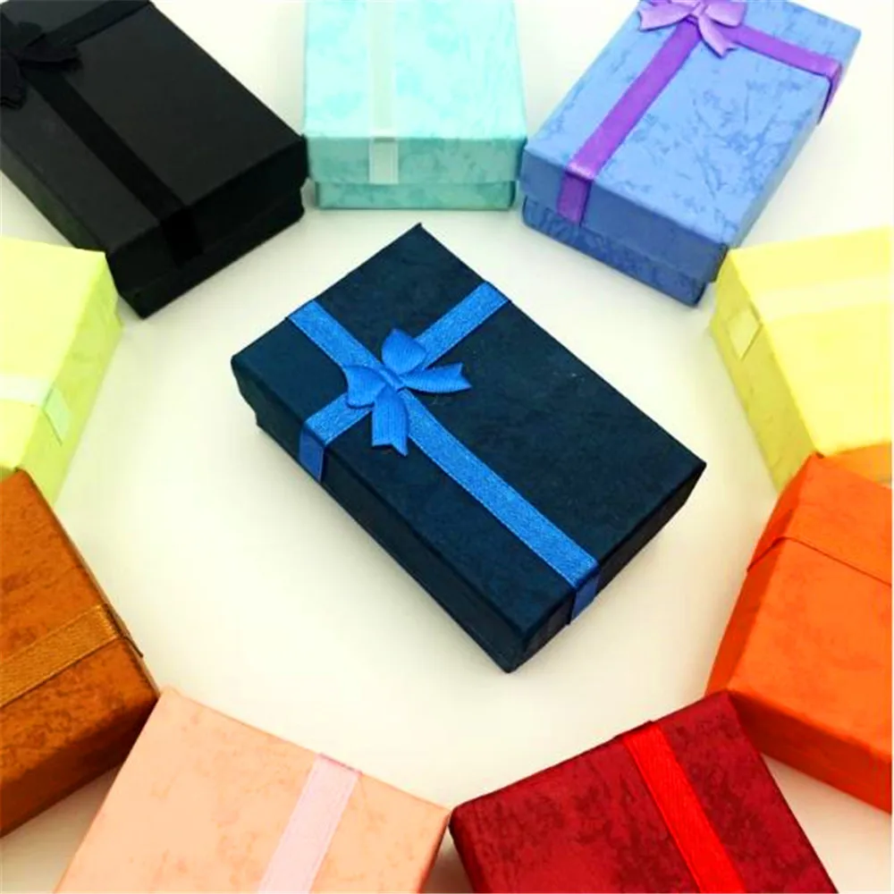 

New Fashion Beauty Jewellery Gift Box Pendant Packaging Case Display For Ring Earring Necklace Watch Storage Organizer Holder