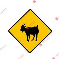 personality goat animal warning car sticker funny decal pvc decal jdm car sticker diy car styling auto accessories