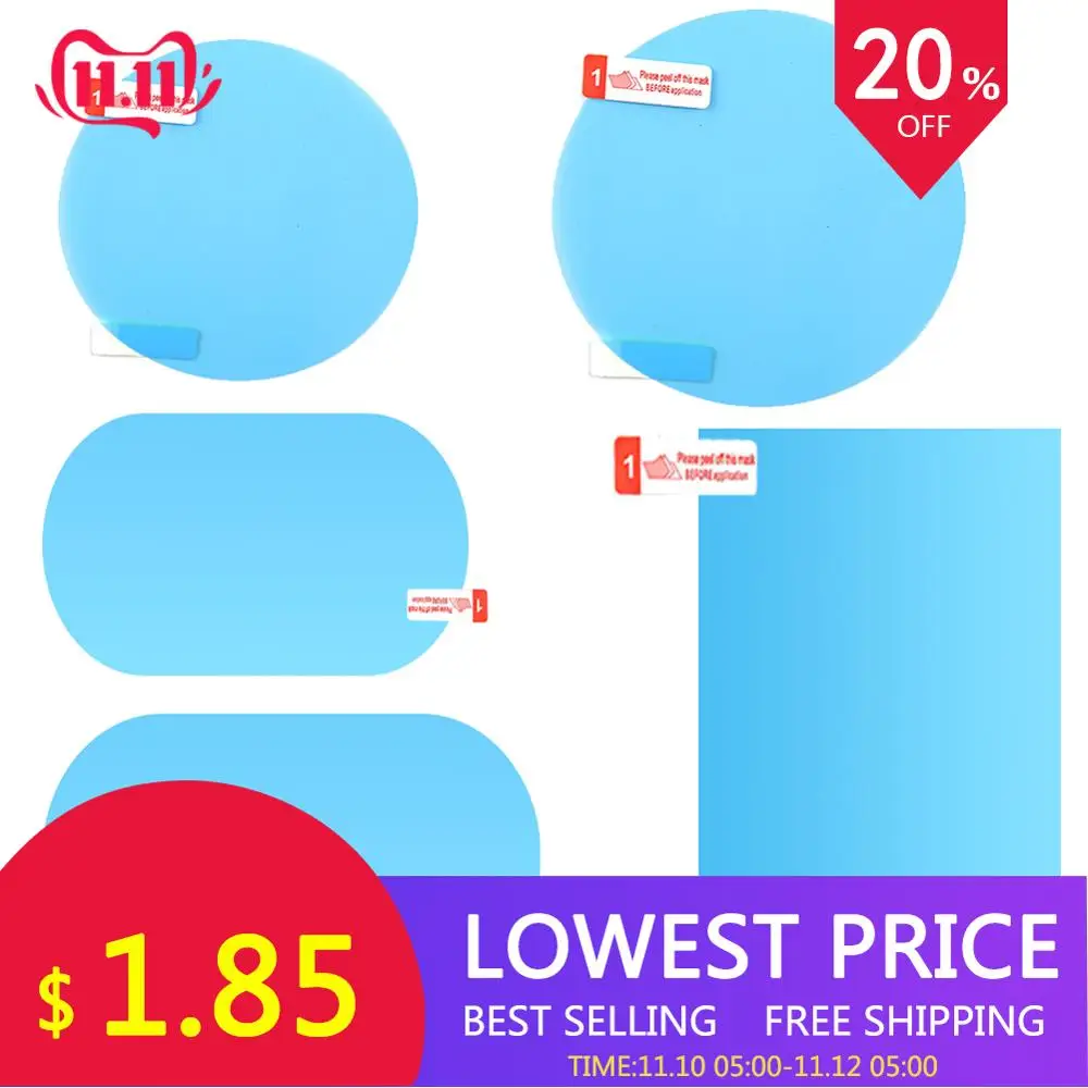 Пара автомобильных зеркал заднего вида Водонепроницаемая и противотуманная