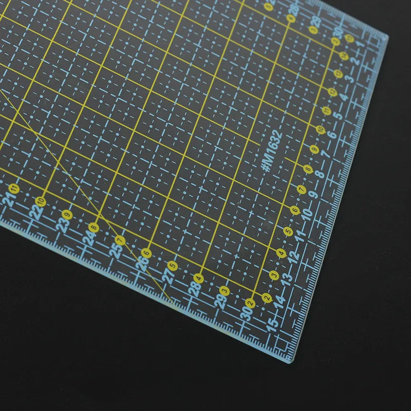 Профессиональный инструмент портного прямоугольной прозрачной акриловой