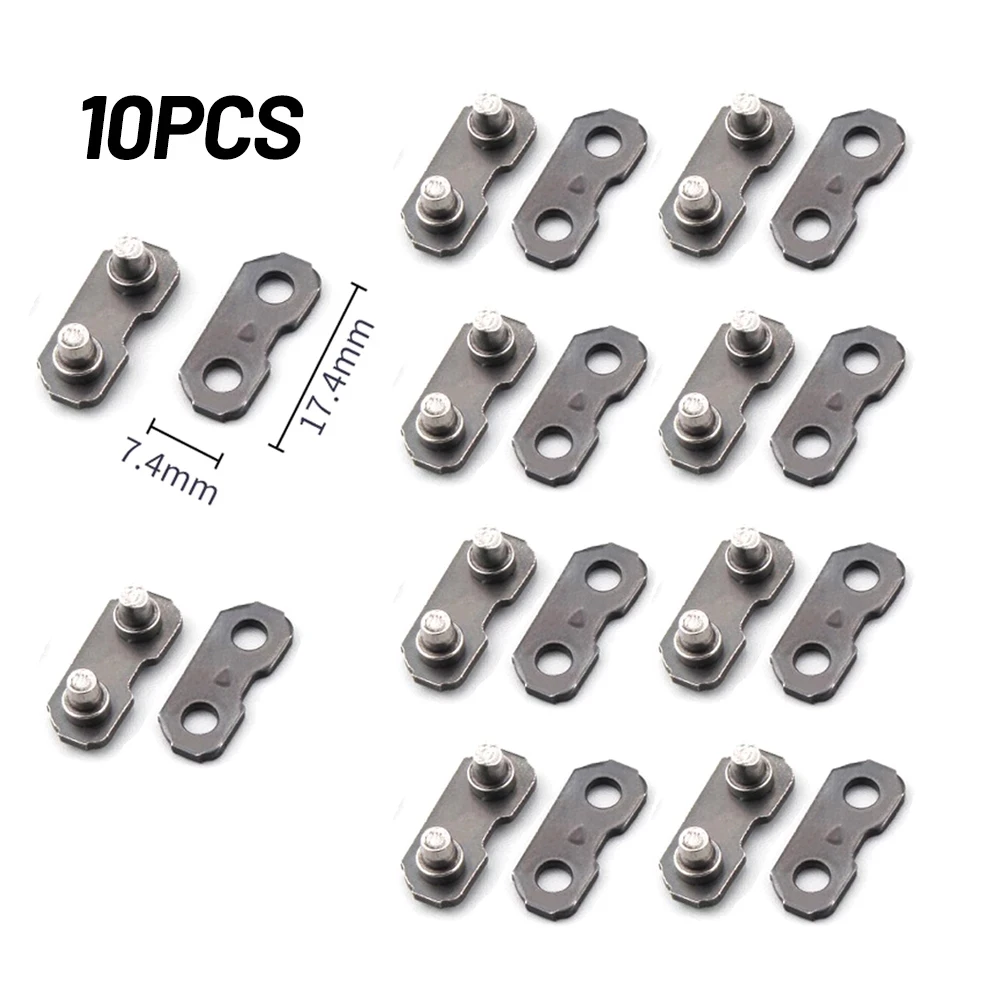 10 шт. стальные цепные соединения цепной пилы ремонтные комплекты для