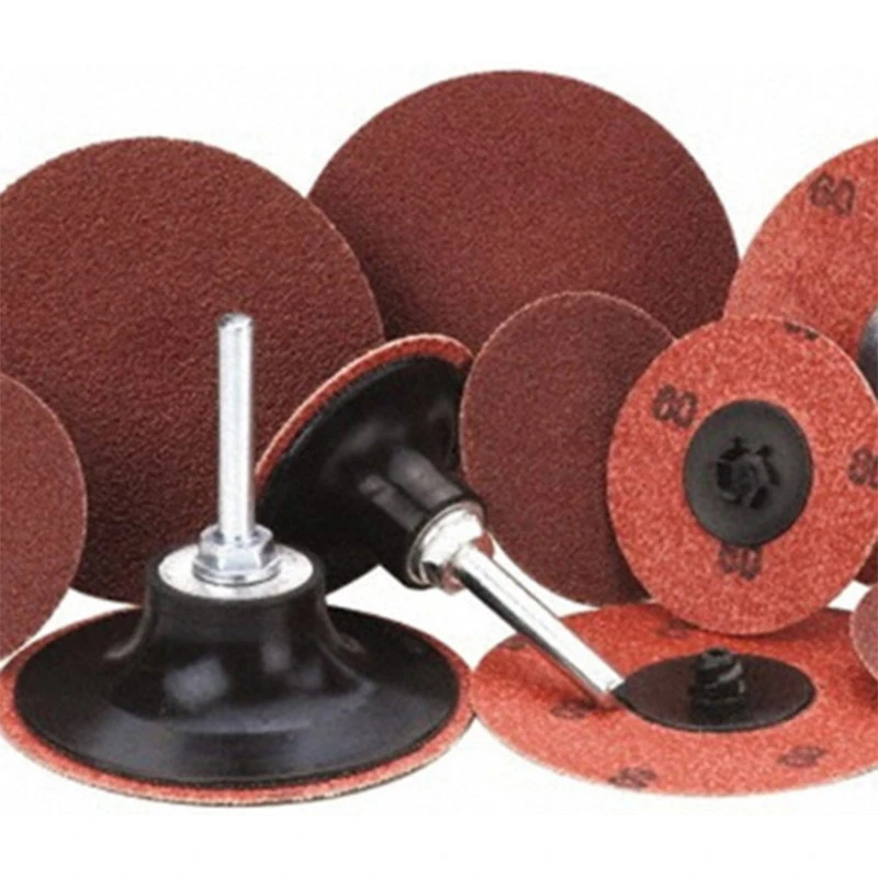 100 шт. шлифовальный диск для Roloc 50 мм 40 60 80 120 станок круг абразивный роторный