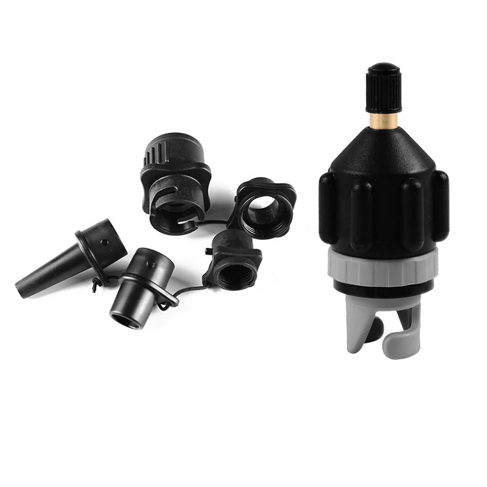 

Multi-purpose Paddle Air Valve Adaptor Inflatable Boat Kayak Surfing Tire Compressor Converter for Water Sports