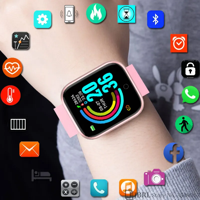 Модные Смарт часы для женщин и мужчин умные электронные Android IOS Новые Bluetooth Топ