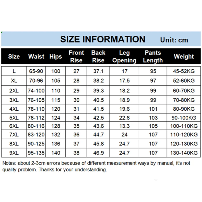 

Cargo Pants Joggers Men Harem Elastic Loose Stretch Trousers Plus Size 6XL 7XL 8XL 9XL Black Man Fashion Sports Cotton Clothing