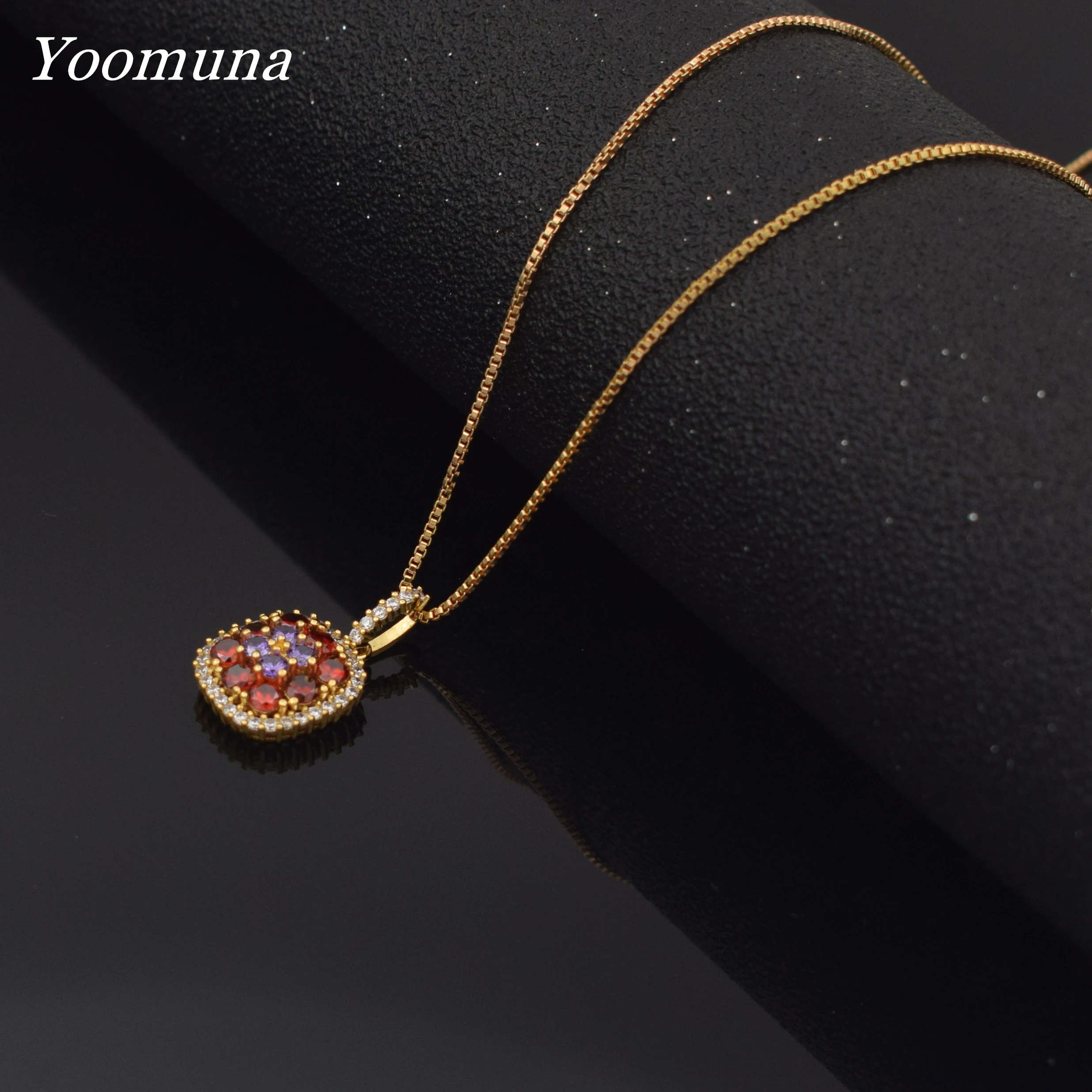 Модное ожерелье большой круглый чокер подвески для женщин из кубического