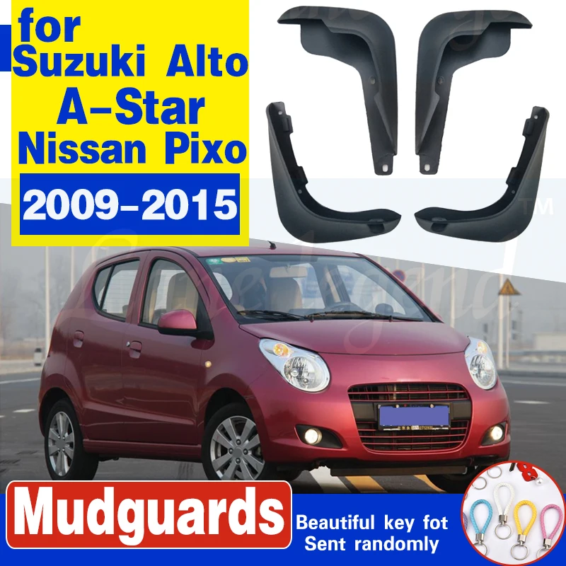 

Car Mud Flaps For Suzuki Alto / A-Star Nissan Pixo 2009-2015 Mudflaps Splash Guards Mud Flap Mudguards 2010 2011 2012 2013 2014