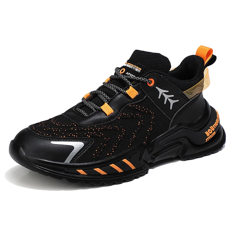 

New leisure men's shoes thick soled youth running shoes men's sports shoes