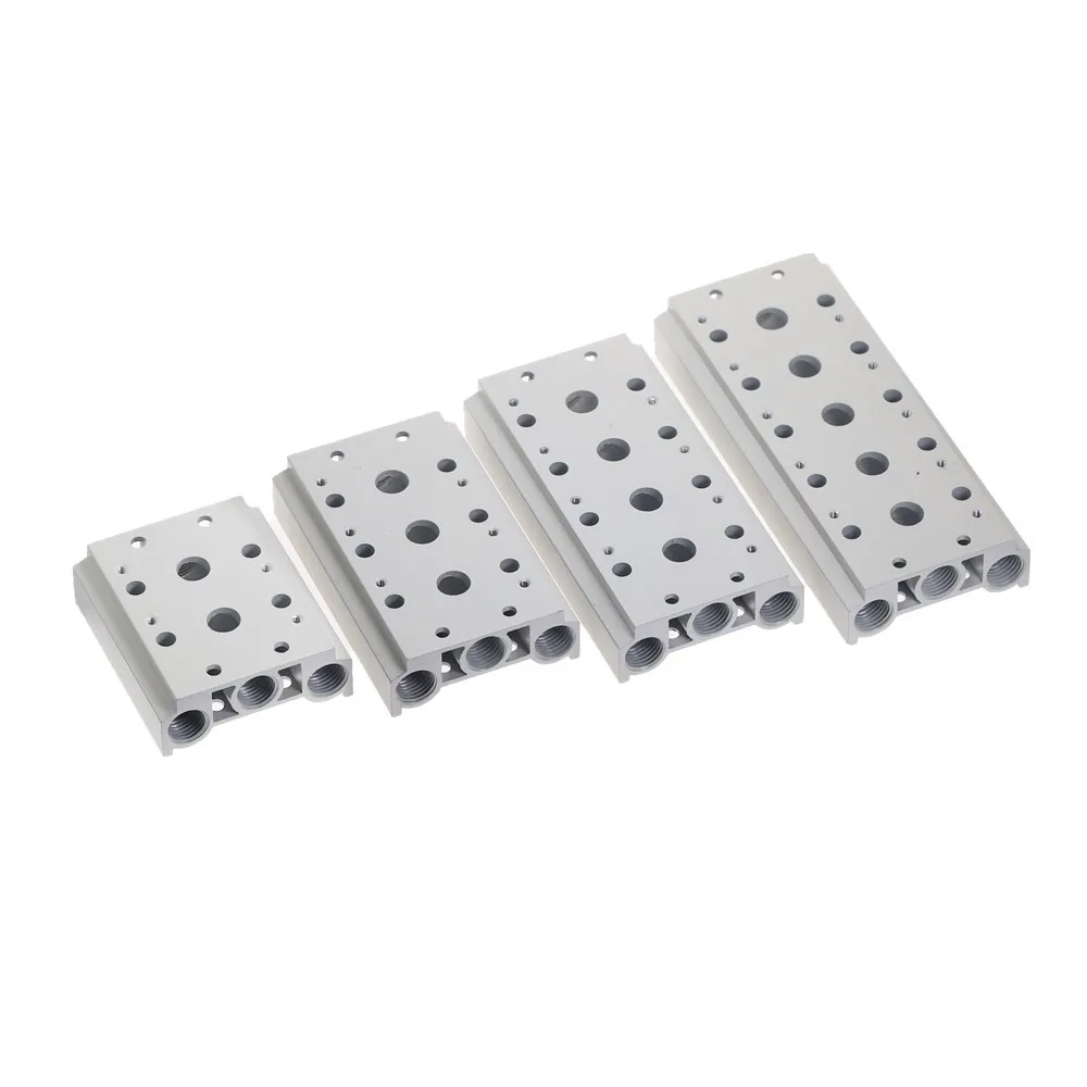 

4v210-08 4V230 4v220 1/4 "клапаны воздушный выпускной коллектор 200M-2F/3F/4F/5F/6F/7F/8F пневматическое основание электромагнитный клапан пластина