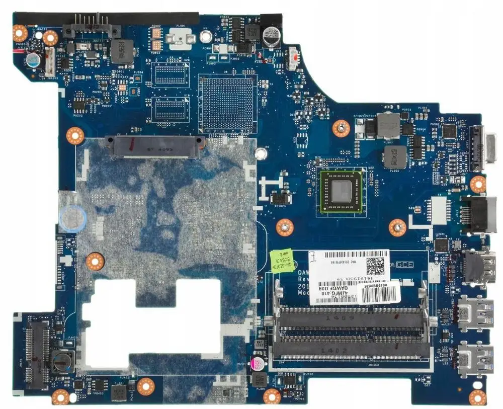 

LA-8681P For Lenovo G585 Laptop motherboard QAWGE LA-8681P with E1-1200 CPU 100% Tested