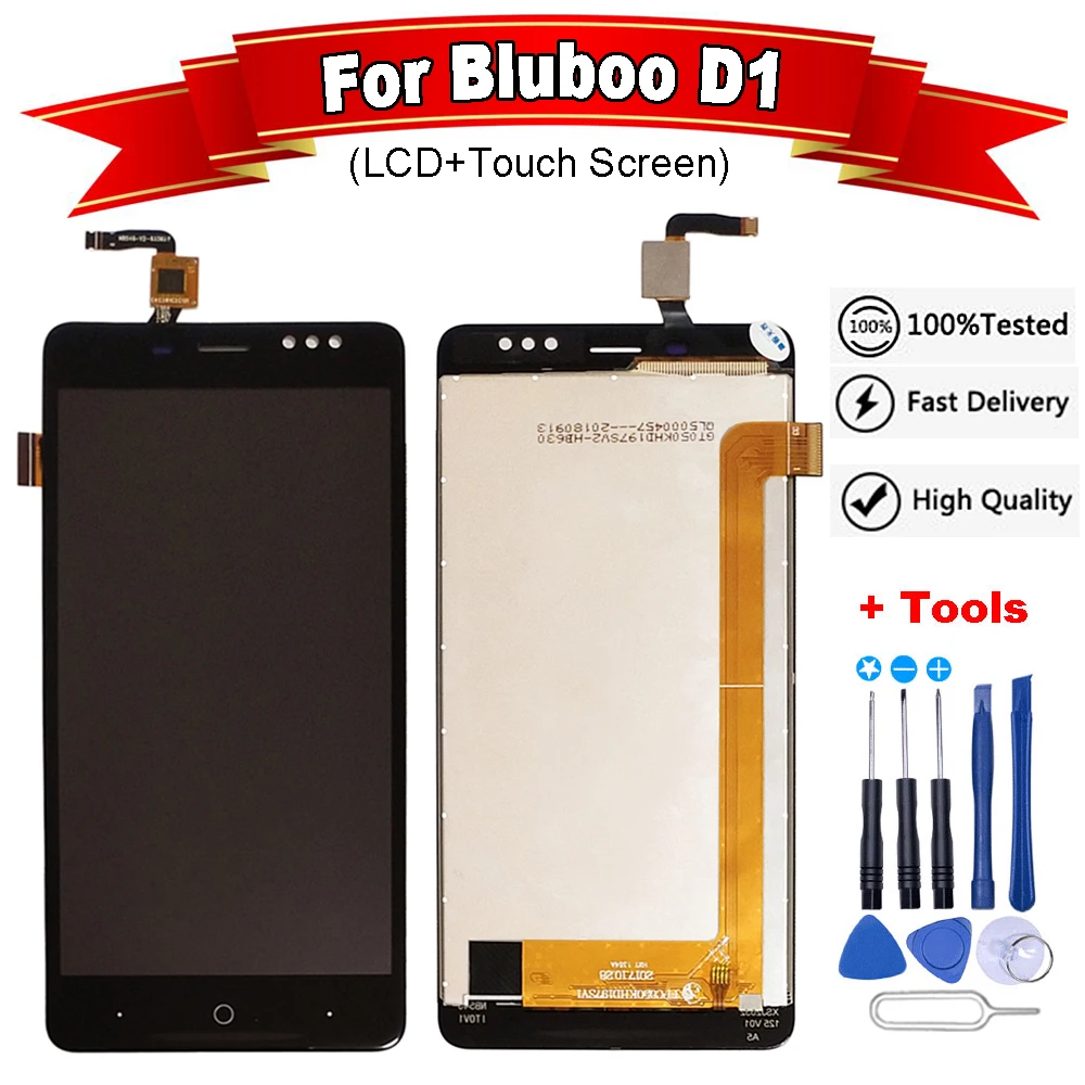 5 0 &quotчерный для Bluboo D1 ЖК дисплей Дисплей и инструмент ремонта сенсорного экрана в