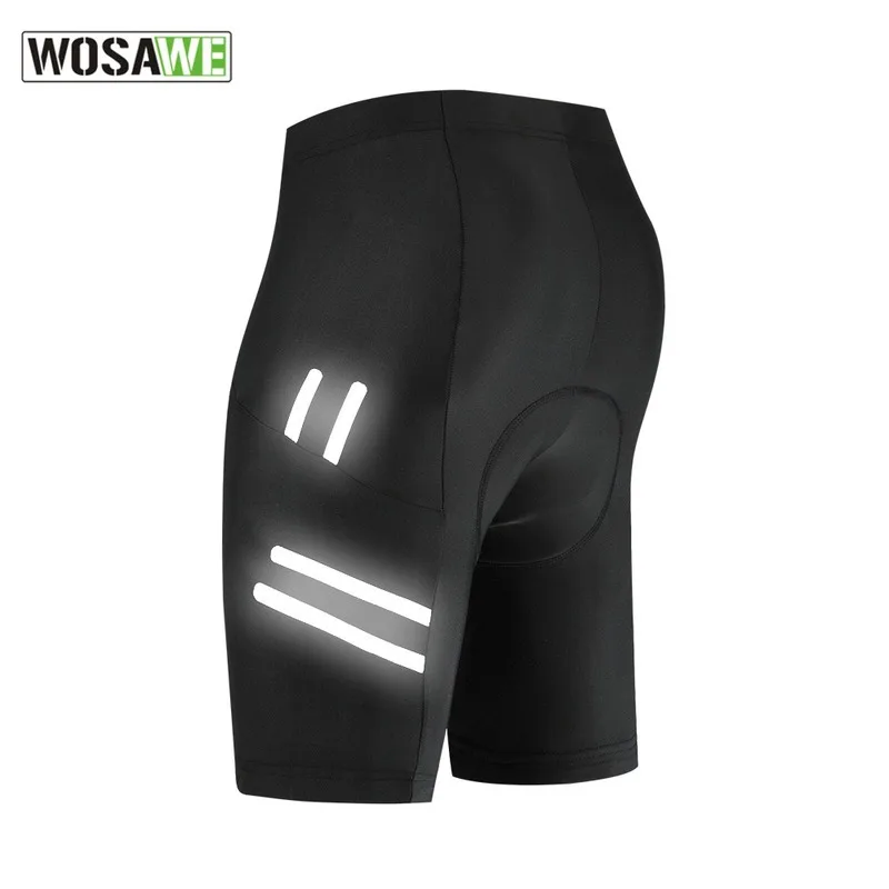 Компрессионные светоотражающие мужские и женские велосипедные шорты с
