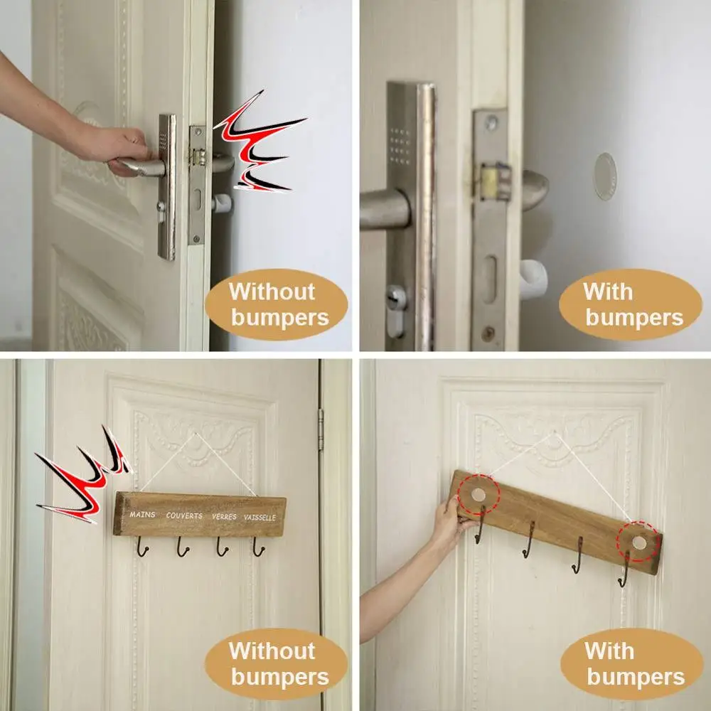 18 шт. прозрачные клейкие бамперы 20 х3 мм|Замки шкафов| |