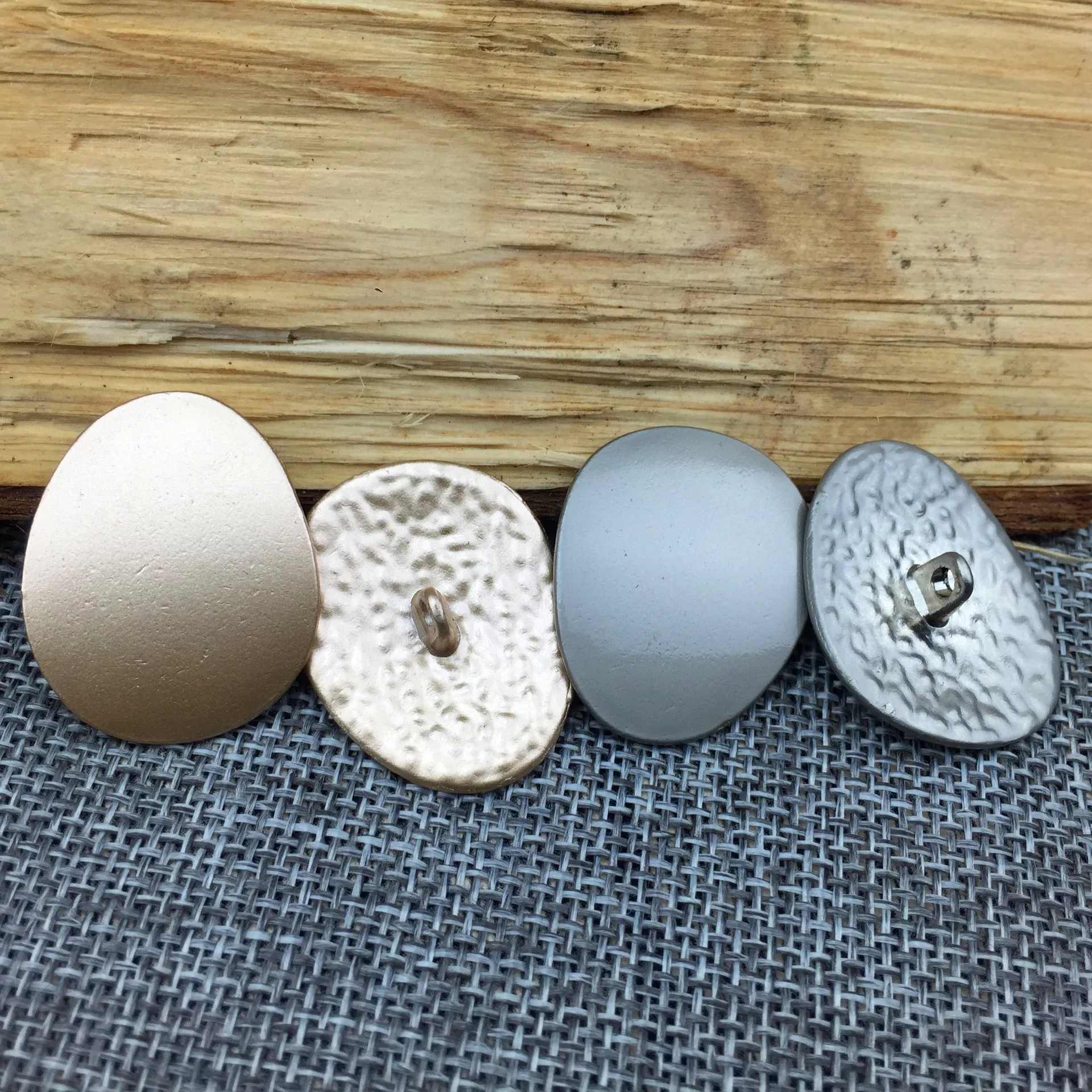 Meetee 10 шт. золотые серебряные яйца металлические кнопки для модная женская одежда