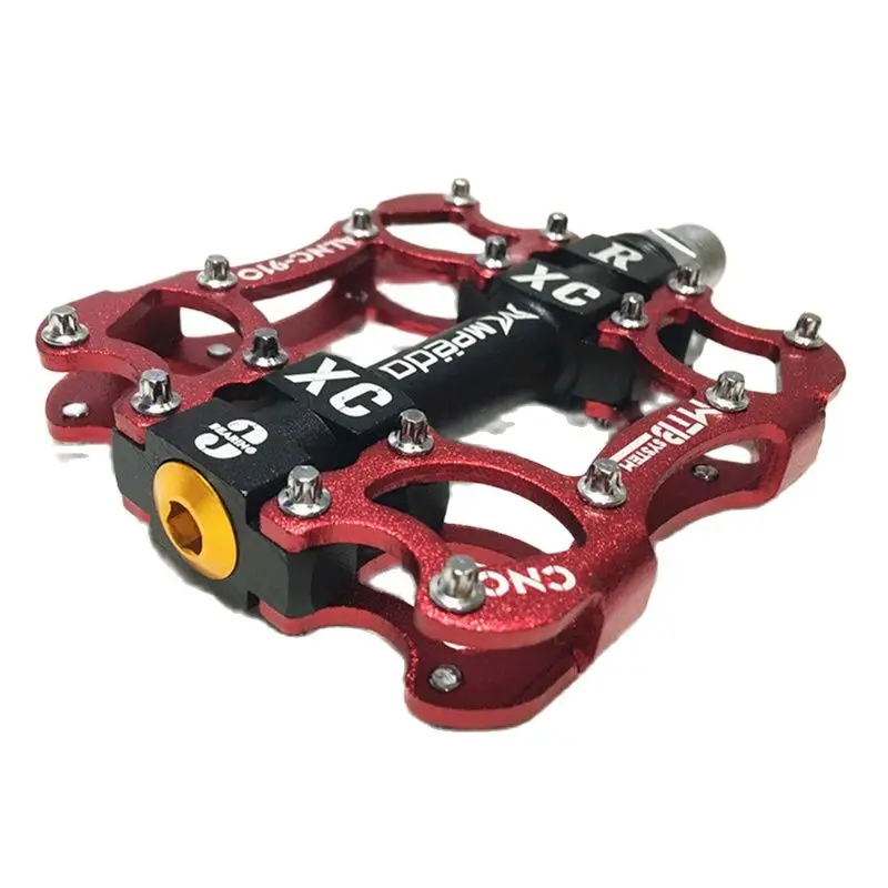 Bicycle Pedal MTB BMX Sealed 2 Bearing Cleats Pegs Road Mountain Bike Aluminum Alloy Anti-slip Cycling Parts