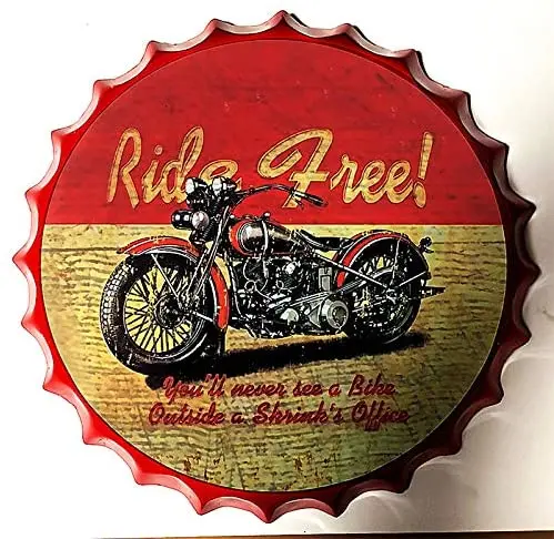 

Королевский жестяной знак, крышка для бутылки, металлический жестяной знак, для ремонта двигателя, гаража, обслуживания, диаметр 13,8 дюйма, к...