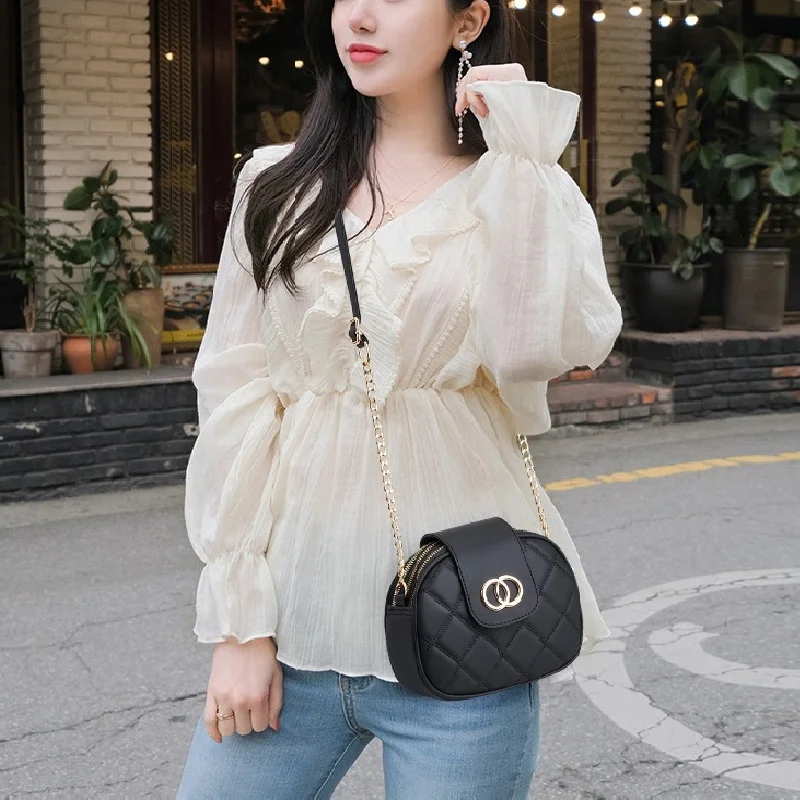 Роскошные новые круглые Сумки из натуральной кожи для женщин ZOOLER Эксклюзивные