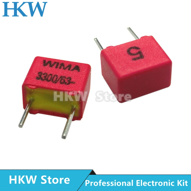 2PCS WIMA RED FKP2 5MM Film Capacitor Hi-Fi Audio 33PF 47PF 220PF 330PF 470PF 680PF 1000PF 2200PF 3300PF 63V 100V 630V 1000V P5 |
