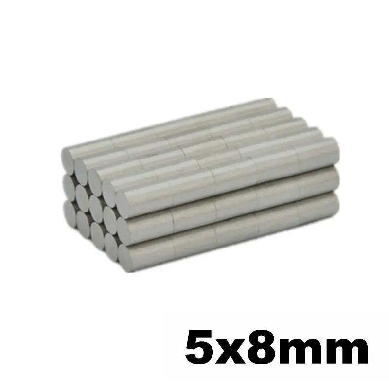 SmCo Магнит цилиндр диаметр диска Dia. 5x8 мм класс YXG28H 350 градусов C
