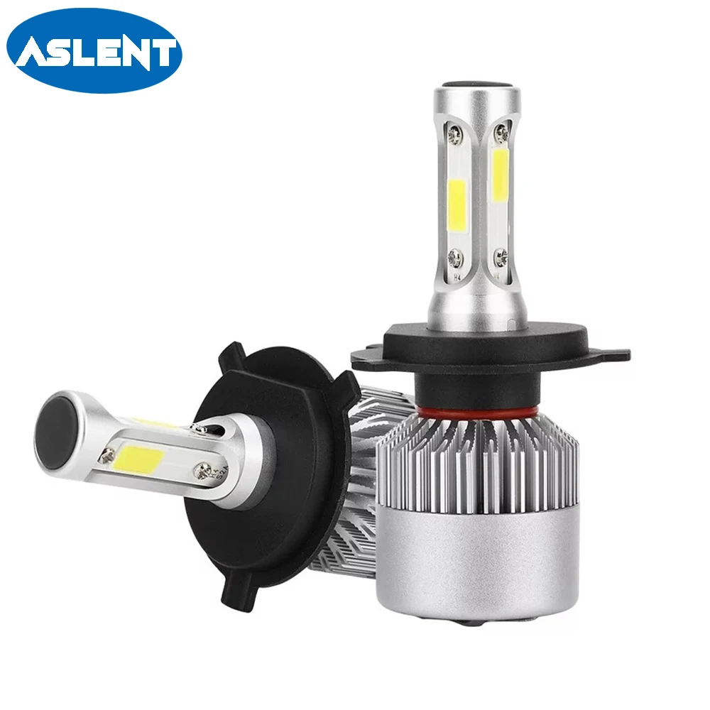 

ASLENT 2X H11 Fog Lights LED H7 H4 H1 H3 H13 9005 9006 9004 9007 880 Auto Light Bulb 72W 8000LM Led Headlight for Car 6000K 12V