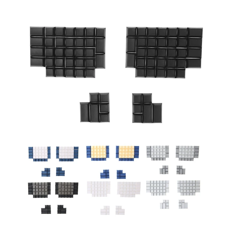 Пустые колпачки клавиш Pbt DSA для механической игровой клавиатуры Ergodox профиль |