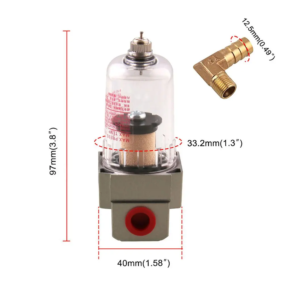 

Oil Separator Metal Easy To Monitor Oil Level Easy To Drain Oil Keep Clean Your Engine Intake System 1 Set