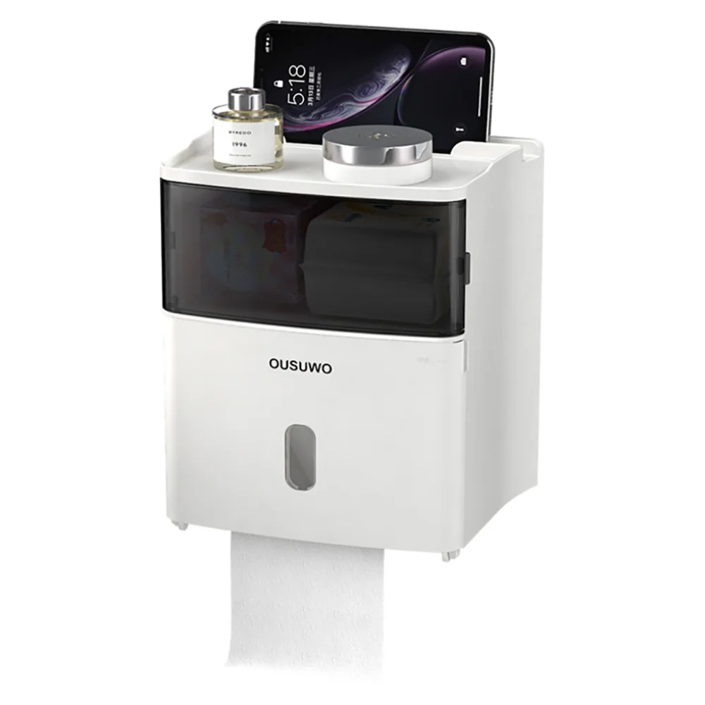 Новая бытовая настенная Водонепроницаемая коробка для туалетной бумаги