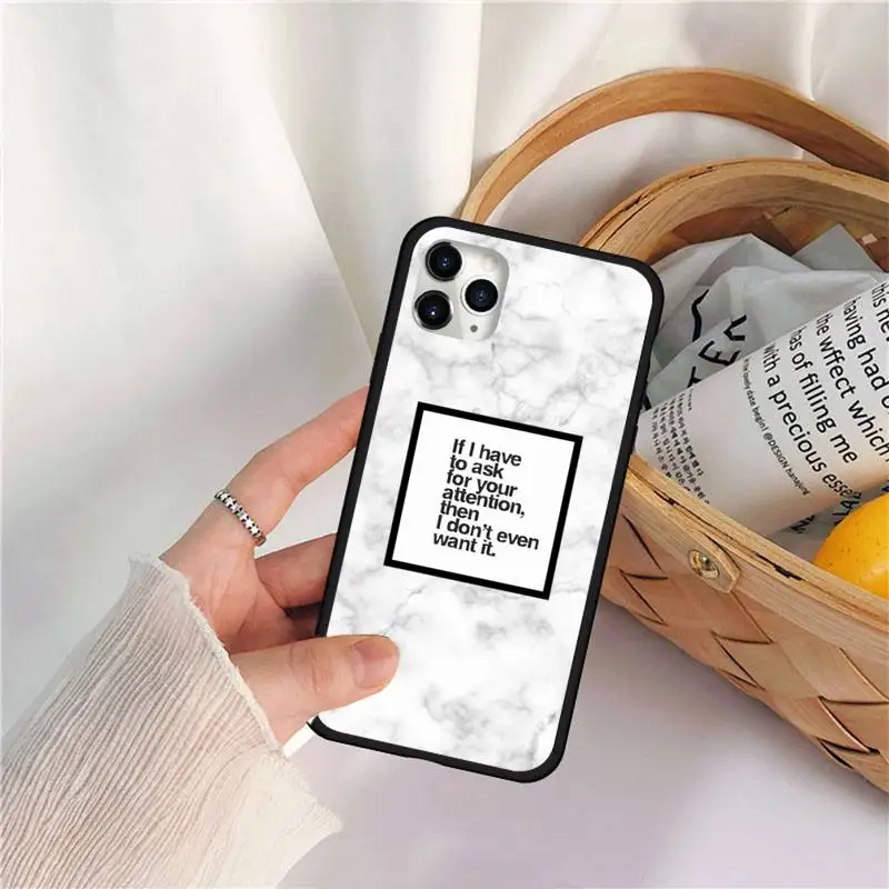 

marble Alphabetic text pattern Luxury Phone Case for iPhone 11 12 pro MINI XS MAX 8 7 6 6S Plus X 5S SE 2020 XR