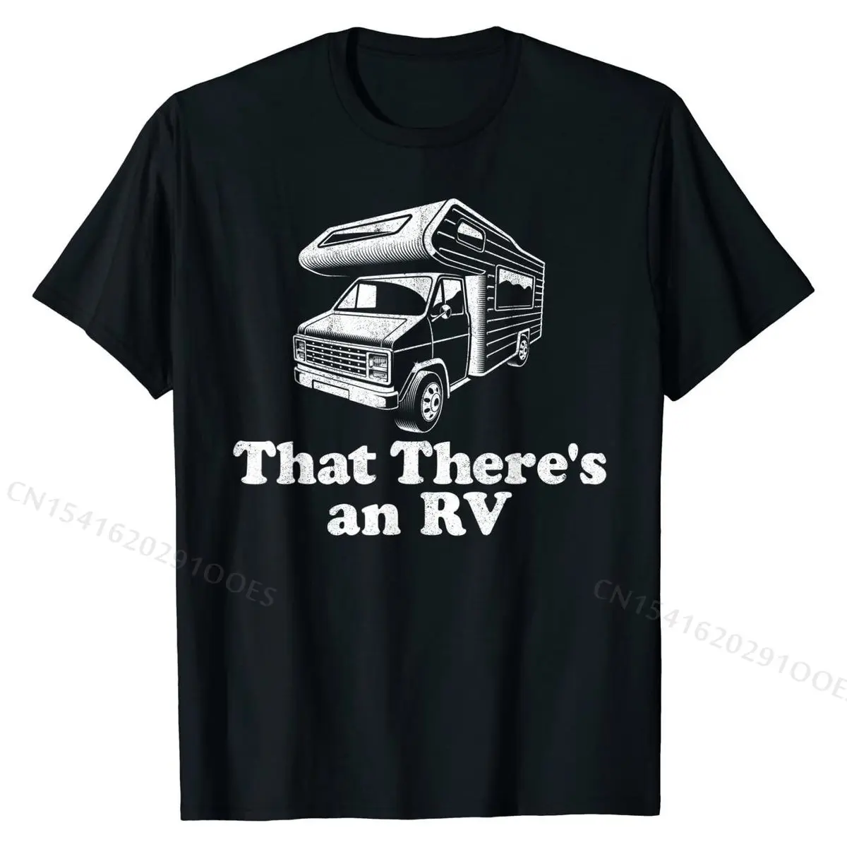 

That There's An RV Funny Retro Camping Motorhome Gift T-Shirt T Shirt Wholesale Classic Cotton Men's T Shirt Classic