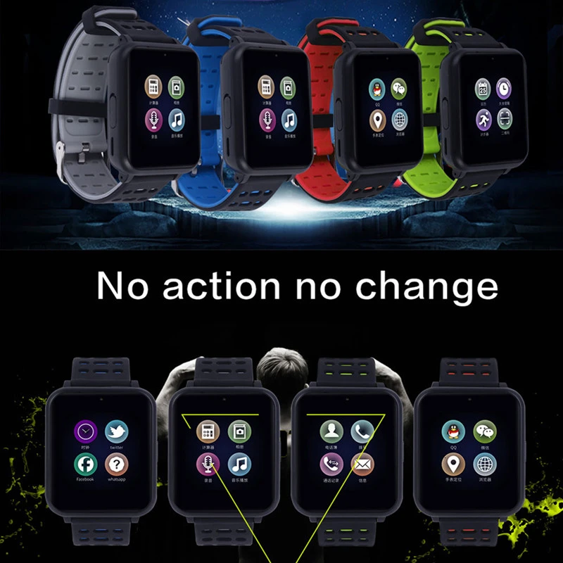 Спортивные Смарт часы Z2 с Bluetooth водостойкие IP68 цветной сенсорный экран камерой