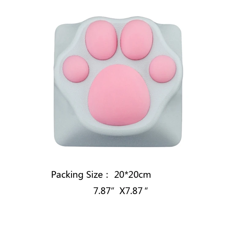 

1Pc Personality Customized ABS Silicone Kitty Paw Artisan Cat Paws Pad Keyboard keyCaps for Cherry MX Switches