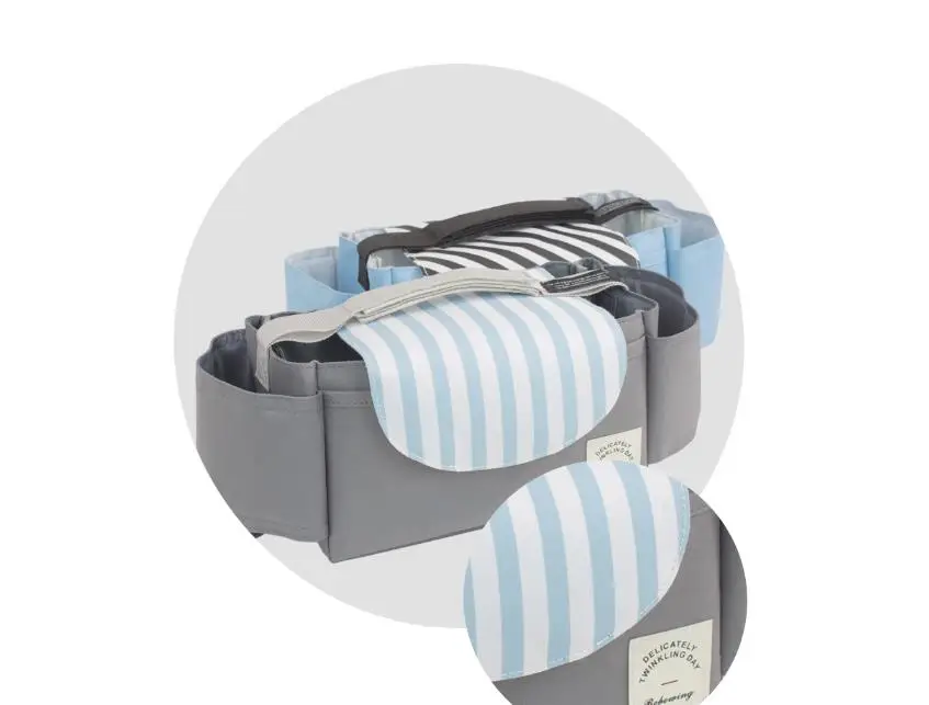 

Feeding Bottle Stroller Accessories Thermal Insulation Bags For Baby Strollers Waterproof Baby Diaper Changing Bags Diaper bags