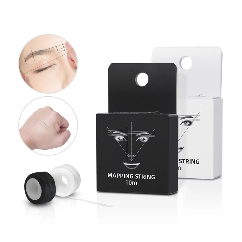 

Tattoo Thread Eyebrow Marker Thread Tattoo Brows Ruler Auxiliary Line Drawing With Ink Positioning Mapping Line Measuring Tools
