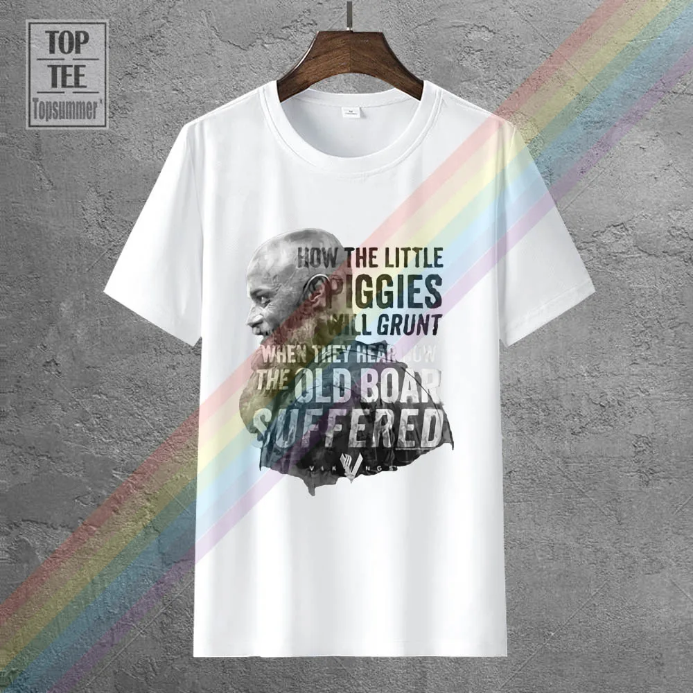 

Vikings Little Piggies Will Grunt Adult T Shirt History Drama Series Tv Show