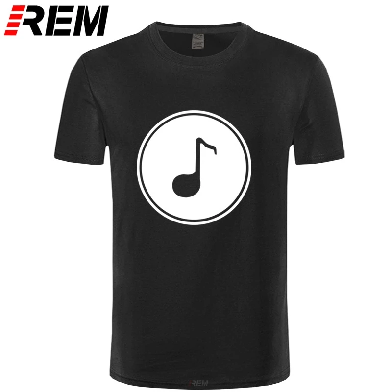 Футболка мужская с круглым вырезом тенниска музыкальным принтом музыкальных