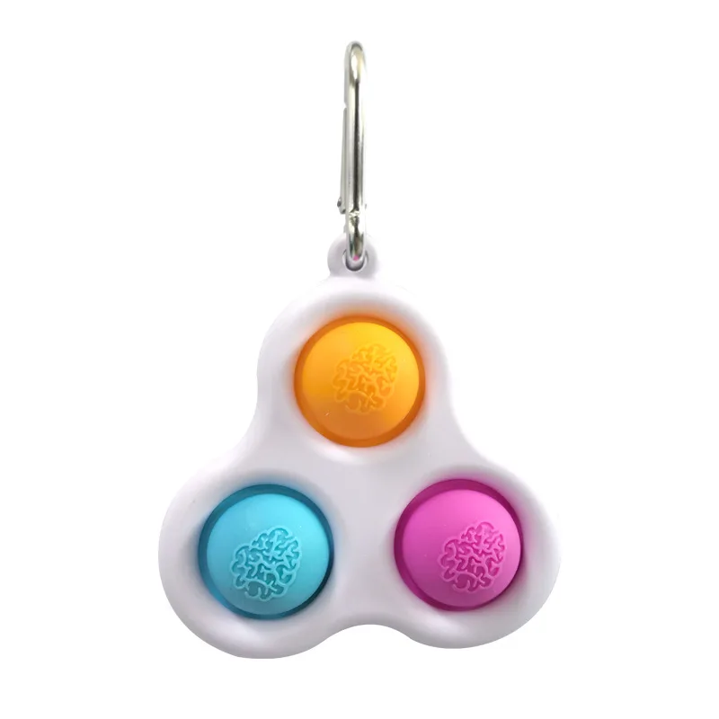

Fidget Simple Dimple Toy Fat Brain Toys Stress Relief Hand Fidget Toys Decompression Toys Key Pendant Ornament Funny Gifts