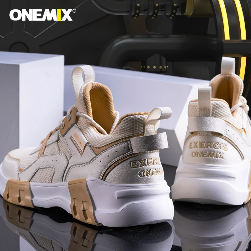 

ONEMIX Men's White Running Shoes Women Breathable Summer Lightweight Mesh Sneakers Men Gym Shoes Outdoor Sports Male zapatos