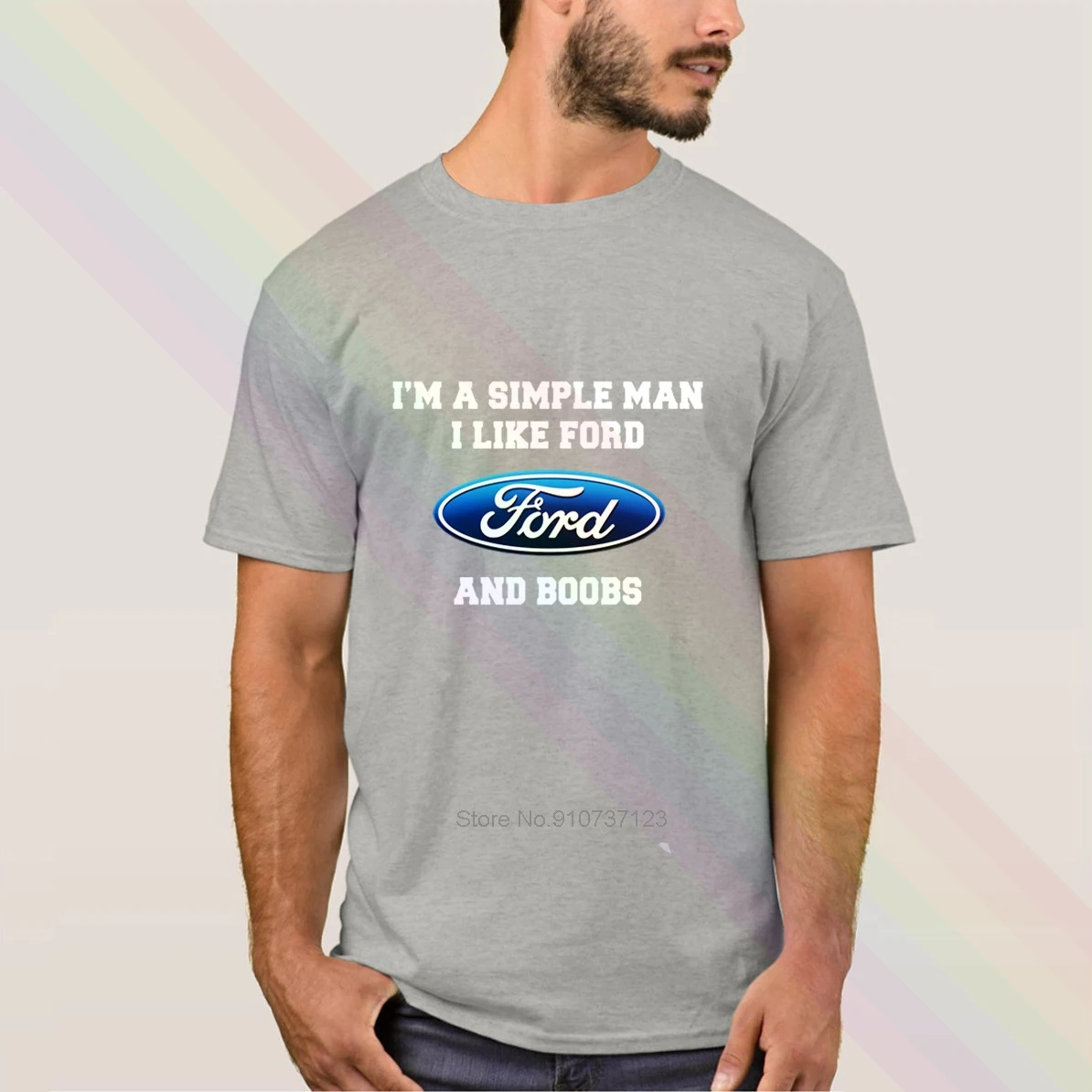 Я простой человек мне нравится футболка Ford And Boobs 2020 новейший Летний мужской