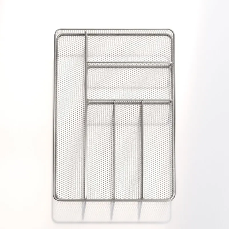 Wayfair Basics&reg;Organizador de caj&oacute;n de utensilios de cocina, 2 "H x 11,25" W x 16 "D, cubiertos-3
