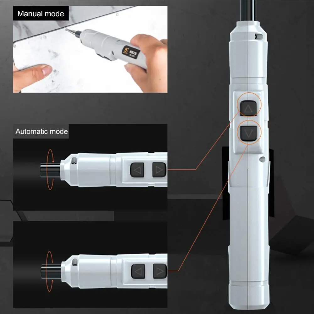 

Cordless Electrical Screwdriver Mini Power Tools 3.6V Rechargeable Multifucntion Power Drill With 11pcs Bits Flexible Shaft