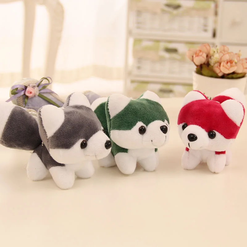 Собака Хаски плюшевые игрушки собаки кукла собачий брелок игрушки|Плюшевые