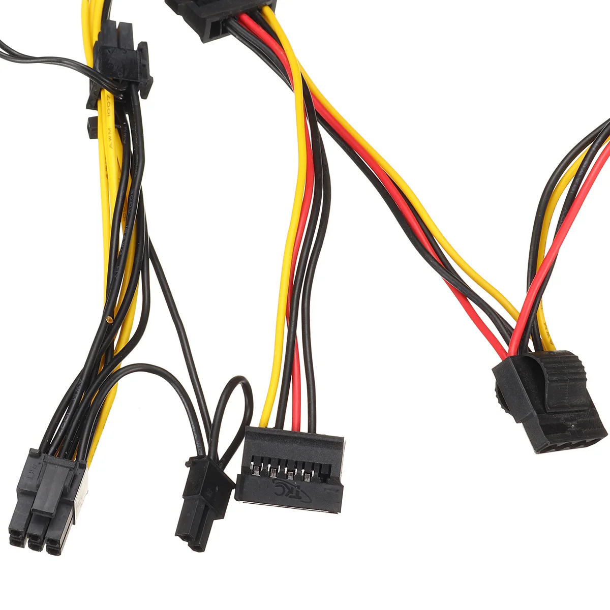 

1000W Power Supply Active PFC 12V ATX 8PIN+2x6PIN SATA PC Power Supply with RGB Noise Reduction Fan for Desktop Computer